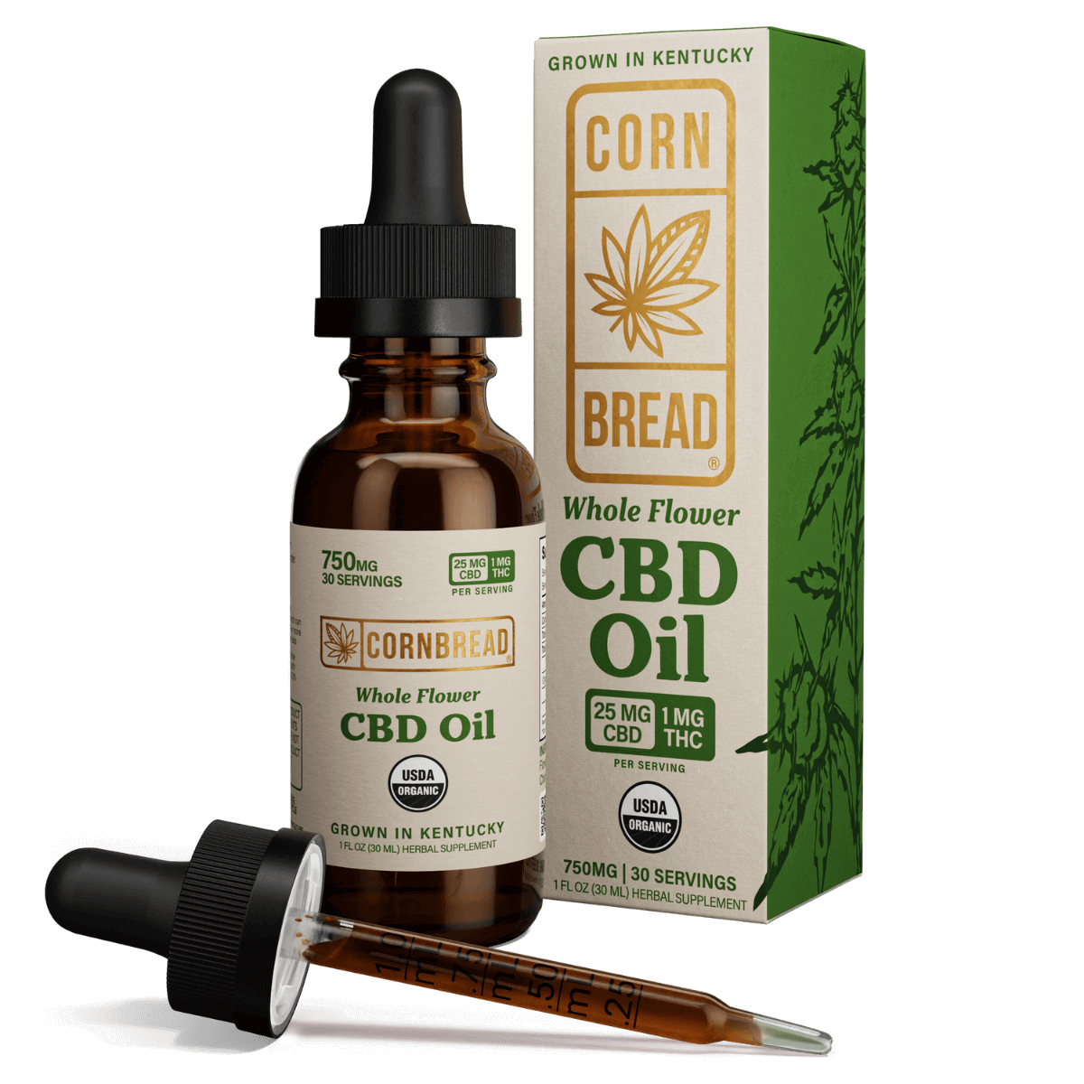 Whole Flower USDA Organic CBD Oil