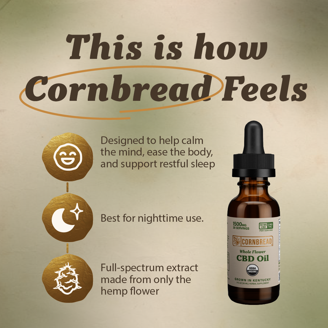 Whole Flower USDA Organic CBD Oil